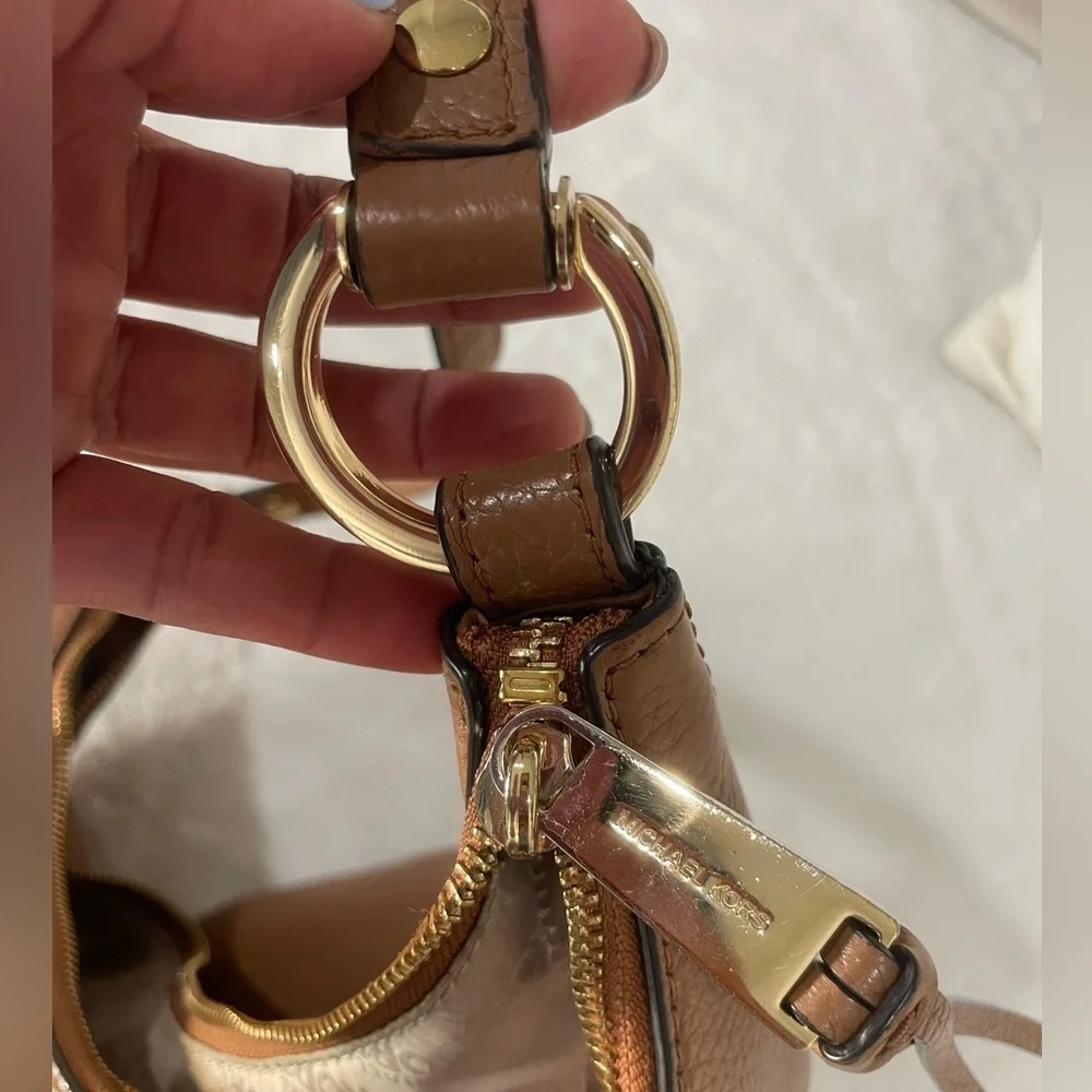 Michael Kors Bag Elegant Brown Leather